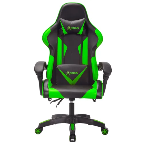 Cadeira Gamer Reclinável Premium X-Zone Cgr-01 Preta e Verde